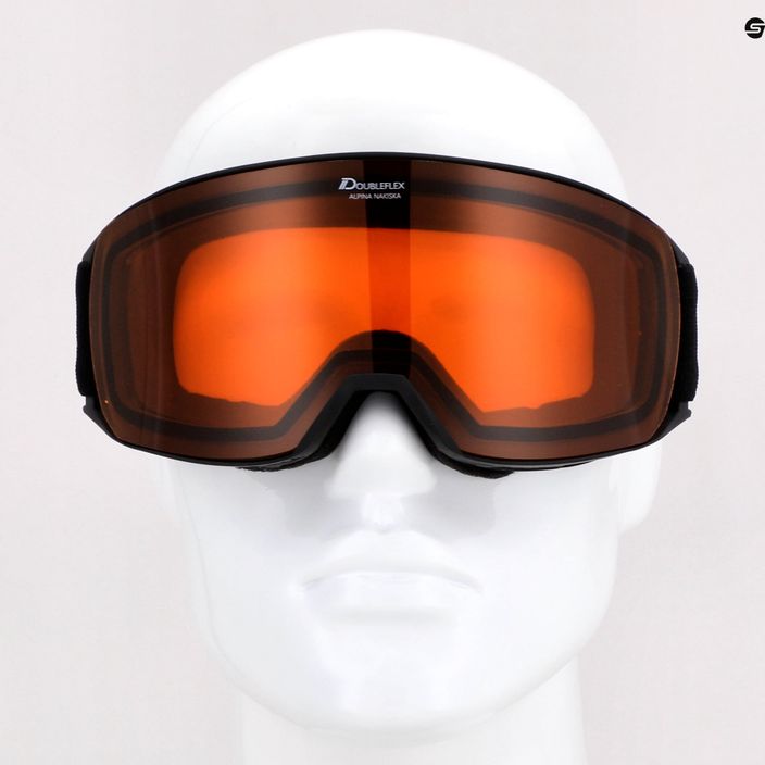 Очила за ски Alpina Nakiska black/rose matt/orange 10
