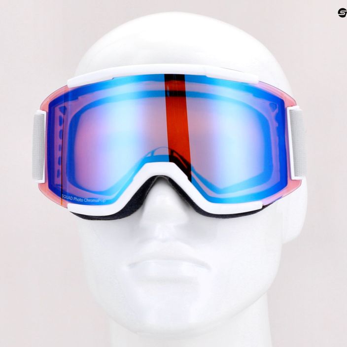 Ски очила Smith Squad white vapor/chromapop photochromic red mirror M00668 8