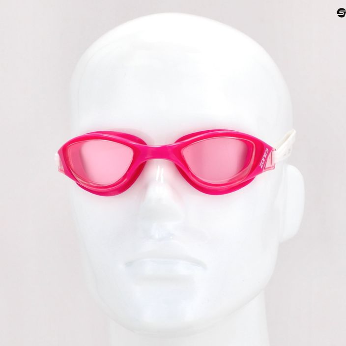 Очила за плуване Zone3 Aspect 114 в бяло-розово SA20GOGAS114_OS 7