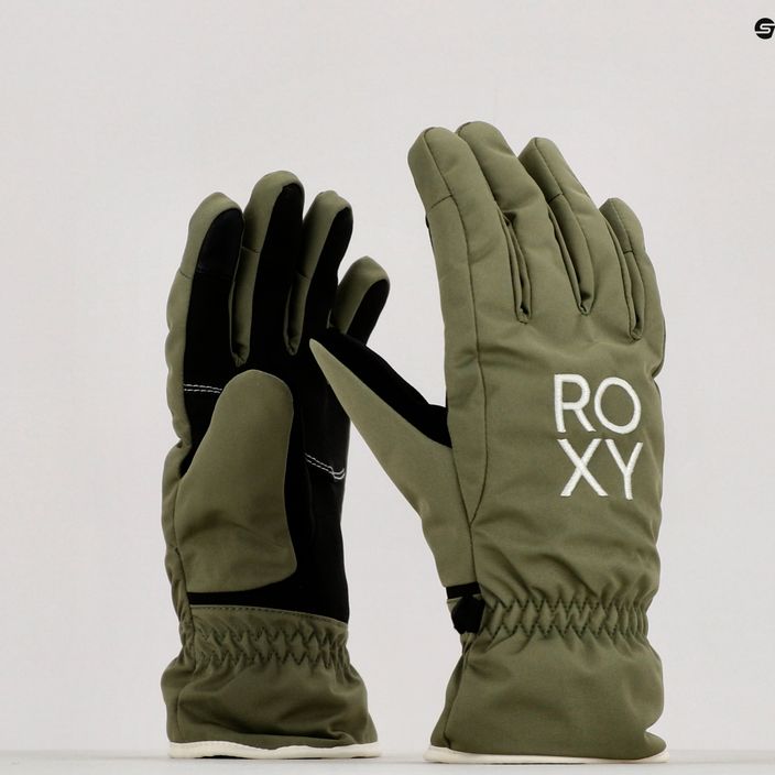 Дамски ръкавици за сноуборд ROXY Freshfields 2021 deep lichen green 8