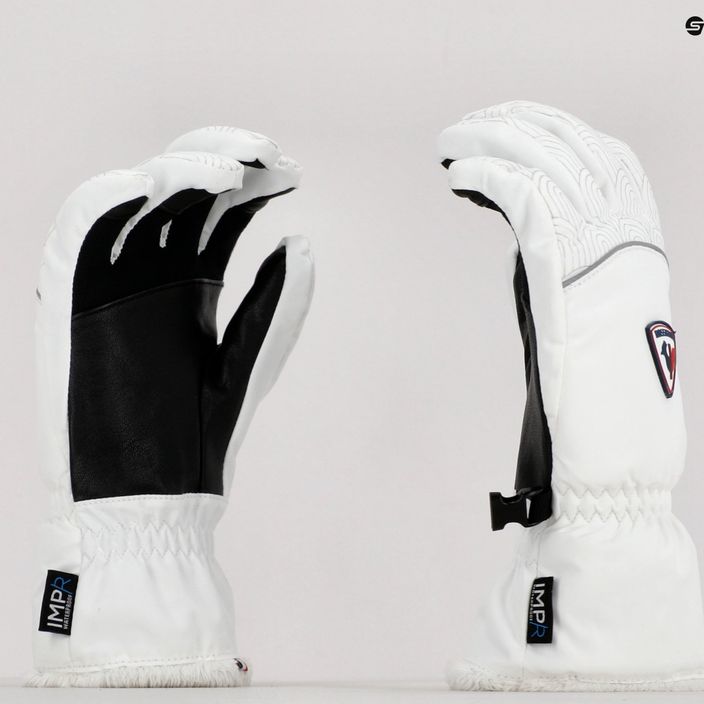 Дамски ски ръкавици Rossignol Romy Impr G white 7