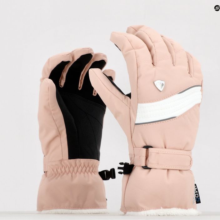 Дамски ски ръкавици Rossignol Saphir Impr G pink 7