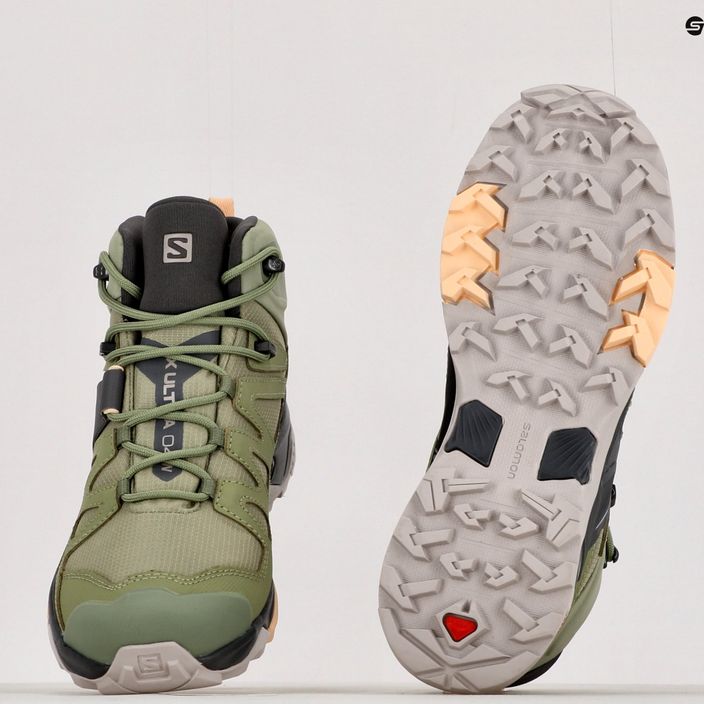 Дамски обувки за преходи Salomon X Ultra 4 MID GTX зелен L41625100 20