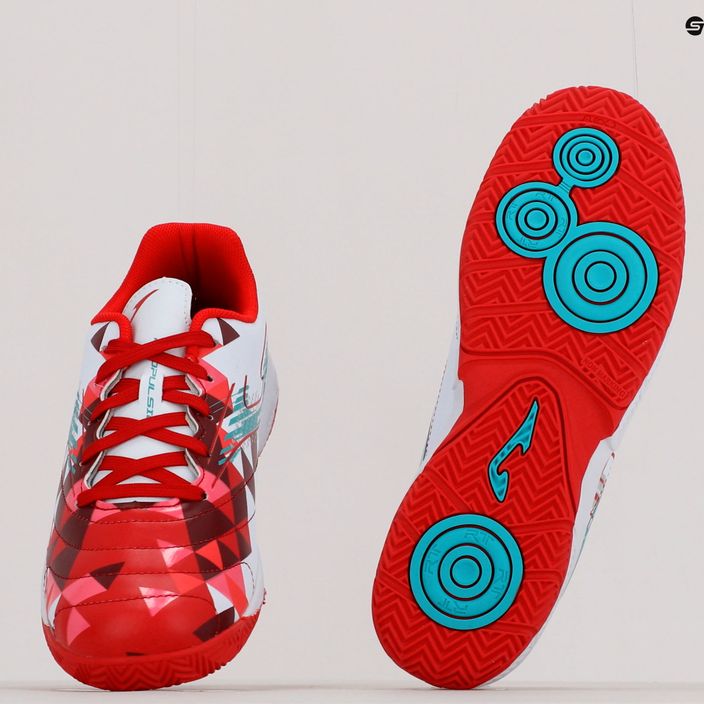 Детски футболни обувки Joma Propulsion IN, бели 19