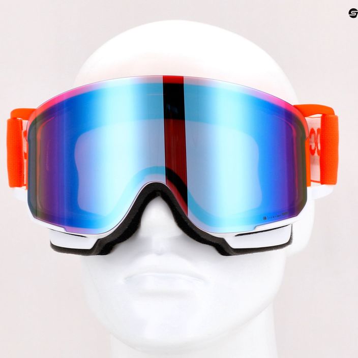 Очила за ски POC Nexal Clarity Comp fluorescent orange/hydrogen white/spektris blue 13