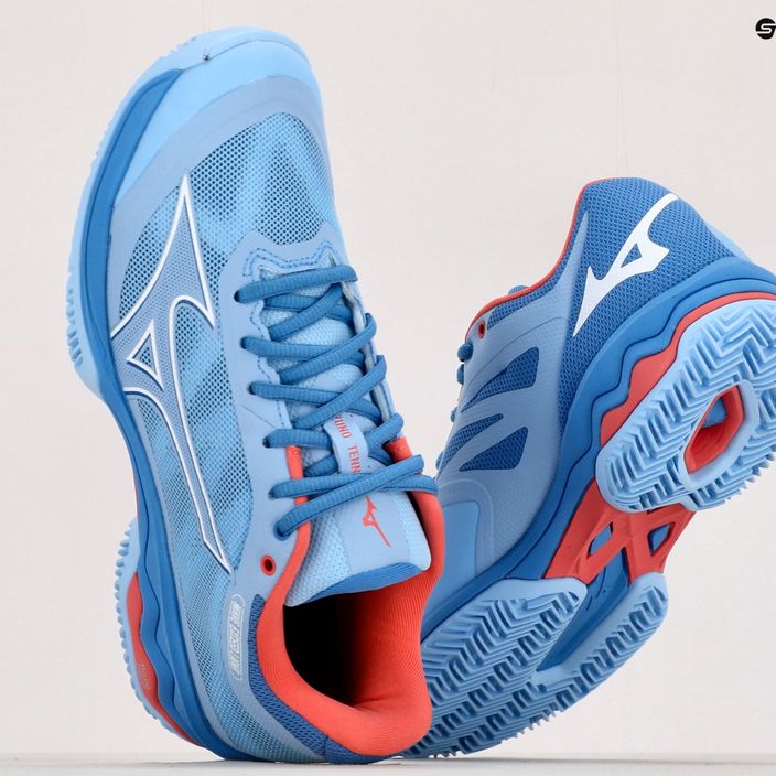 Дамски обувки за тенис Mizuno Wave Exceed Light CC blue 61GC222121 19