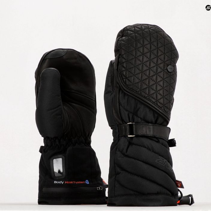 Дамски ски ръкавици с подгряване LENZ Heat Glove 6.0 Finger Cap Mittens black 1206 10