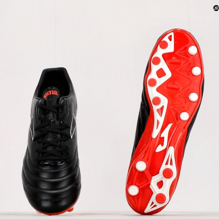 Мъжки футболни обувки Joma Numero-10 FG black/red 18