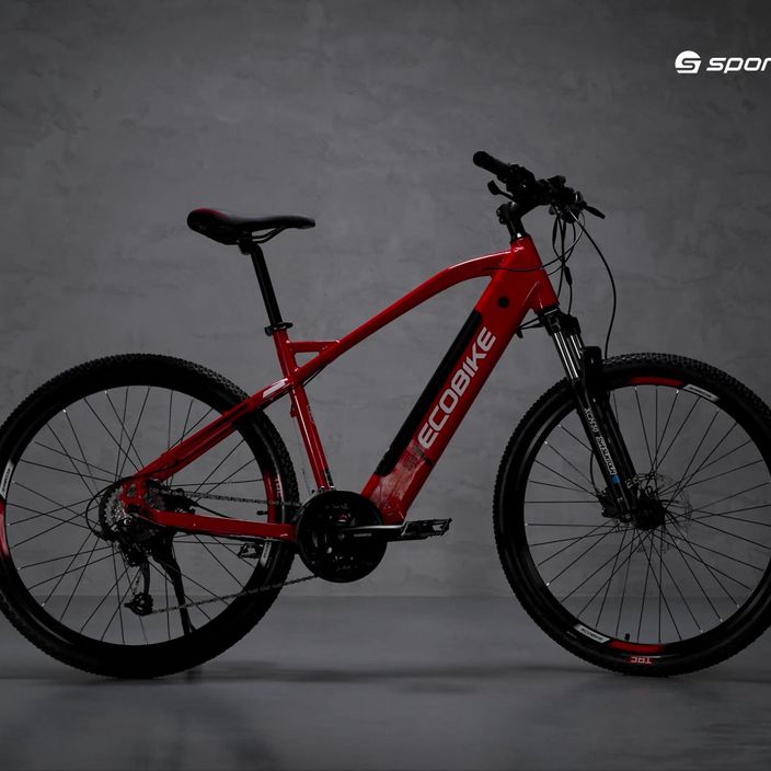 Ecobike SX4 LG електрически велосипед 17.5Ah червен 1010402 26