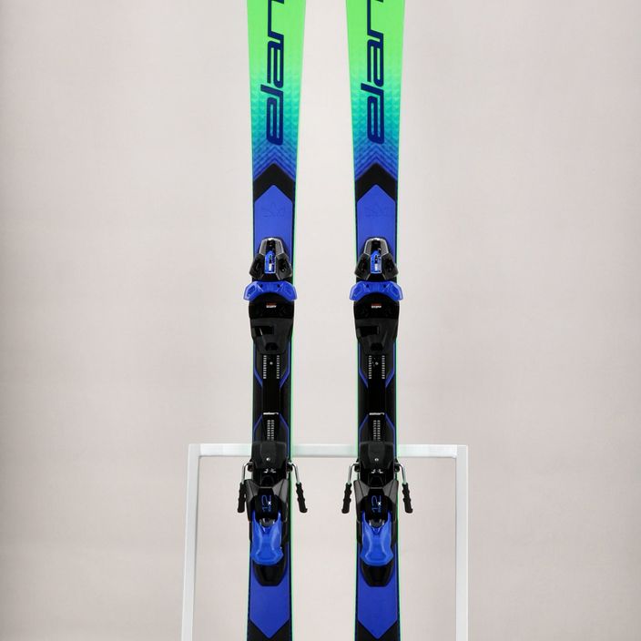 Elan Ace SCX Fusion + EMX 12 ски за спускане зелено сини AAJHRC21 14