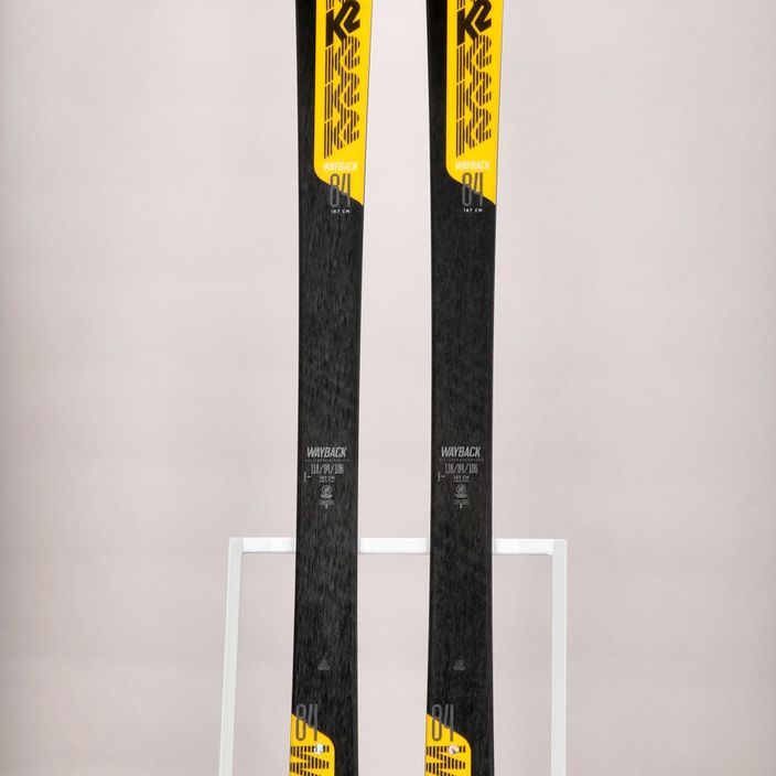 K2 Wayback 84 сиво-жълти ски за каране 10G0203.101.1 13