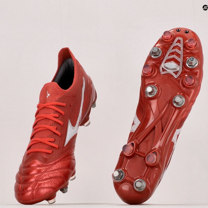 Mizuno Morelia Neo III Beta Elite Mix футболни обувки червени P1GC229160 12