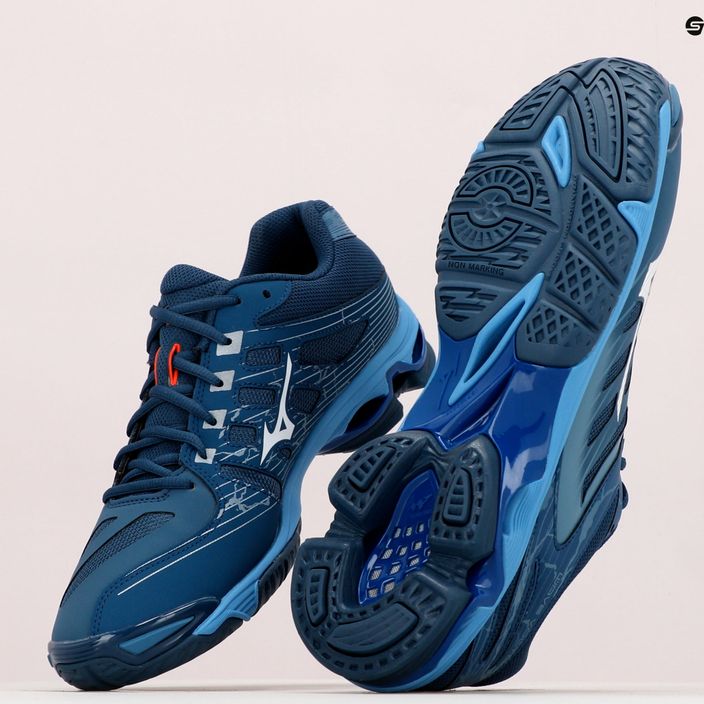 Мъжки обувки за волейбол Mizuno Wave Voltage navy blue V1GA216021 13