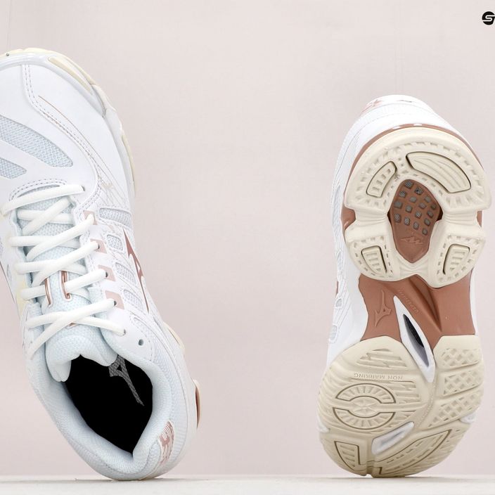 Дамски обувки за волейбол Mizuno Wave Voltage white V1GC216036 13