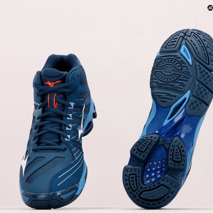 Мъжки обувки за волейбол Mizuno Wave Voltage Mid navy blue V1GA216521 15