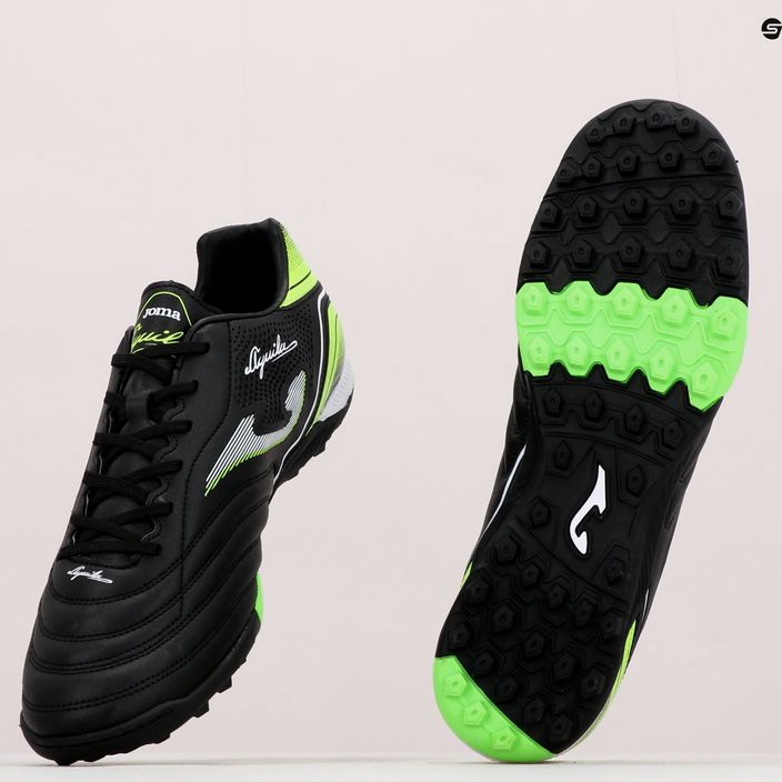 Мъжки футболни обувки Joma Aguila TF black/green fluor 14