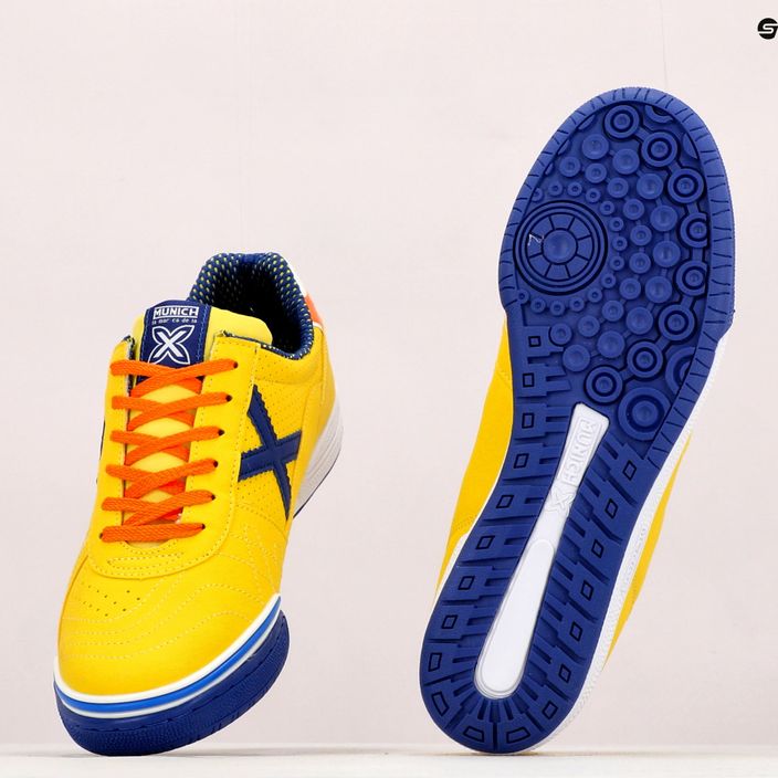 Мъжки футболни обувки MUNICH G-3 Profit жълти 11