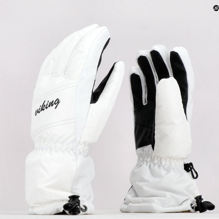 Дамски ски ръкавици Viking Strix Ski White 112/18/6280/01 9