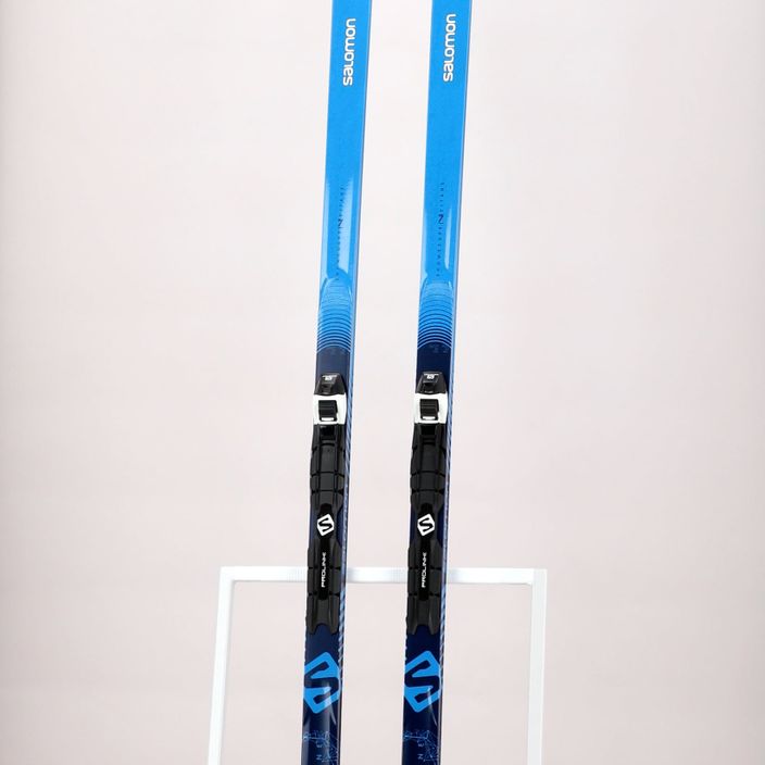 Дамски ски за ски бягане Salomon Snowscape 7 Vitane + Prolink Auto blue L409352PMS 17