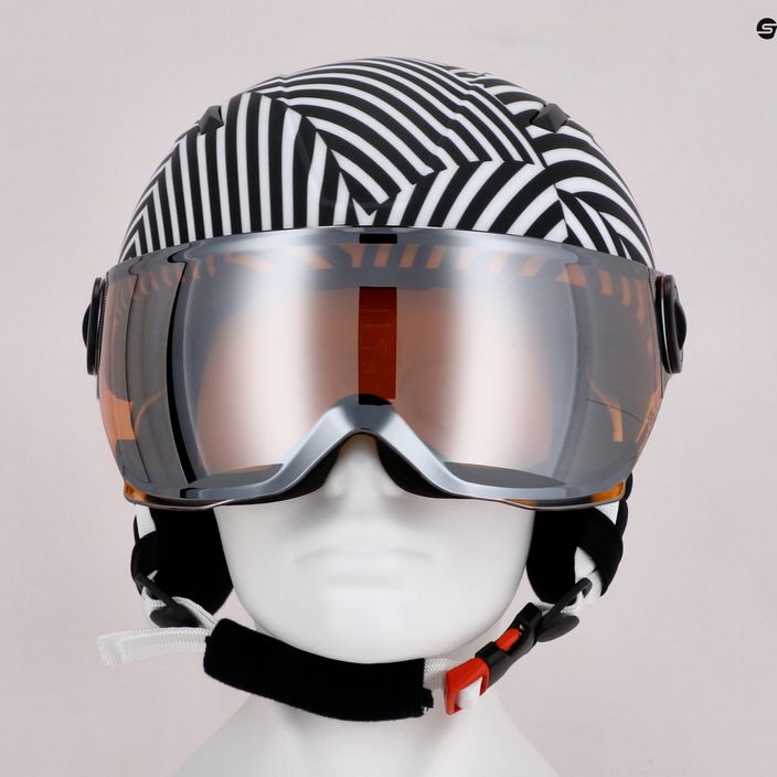 Детска ски каска HEAD Mojo Visor S2 в бяло и черно 328152 11