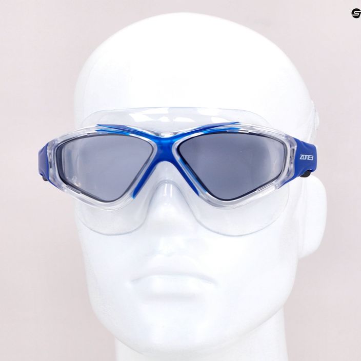 Zone3 Vision Max прозрачна синя маска за плуване SA18GOGVI_OS 10