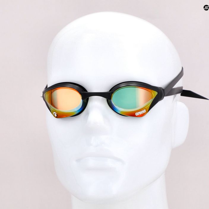 Очила за плуване Arena Cobra Core Swipe Mirror yellow copper/black 003251/350 9