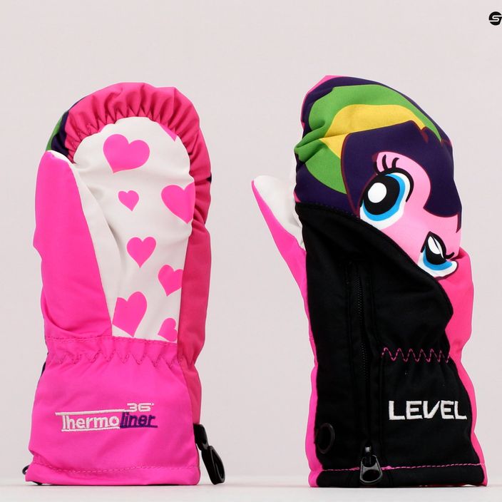 Детски ръкавици за сноуборд Level Lucky Mitt pink 4146 5