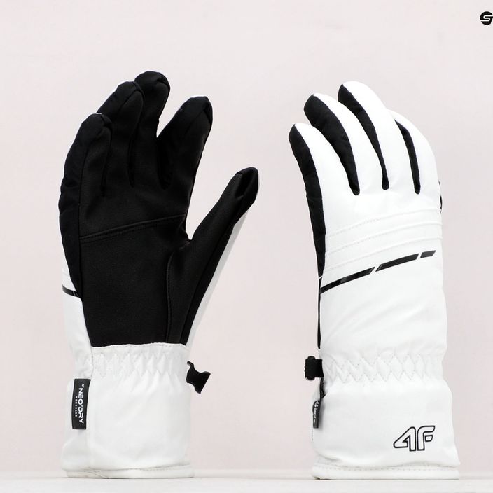 Дамски ски ръкавици 4F бели H4Z22-RED002 10