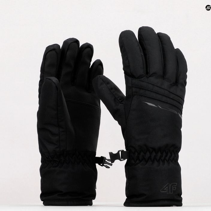 Дамски ски ръкавици 4F черни H4Z22-RED002 10