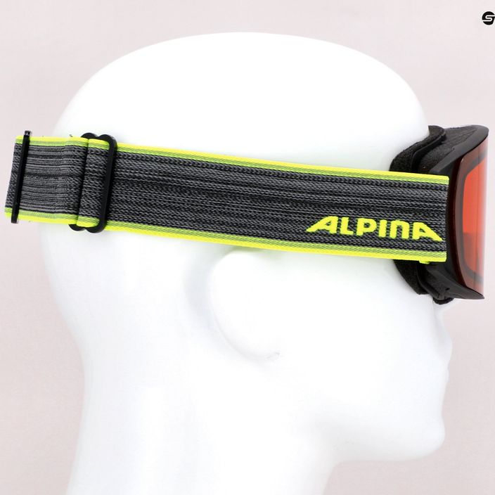 Очила за ски Alpina Nakiska black-neon/dh 5