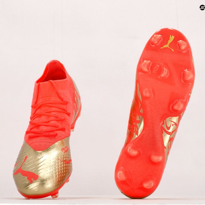 Детски футболни обувки PUMA Future Z 3.4 Neymar Jr. FG/AG orange/gold 107107 01 13