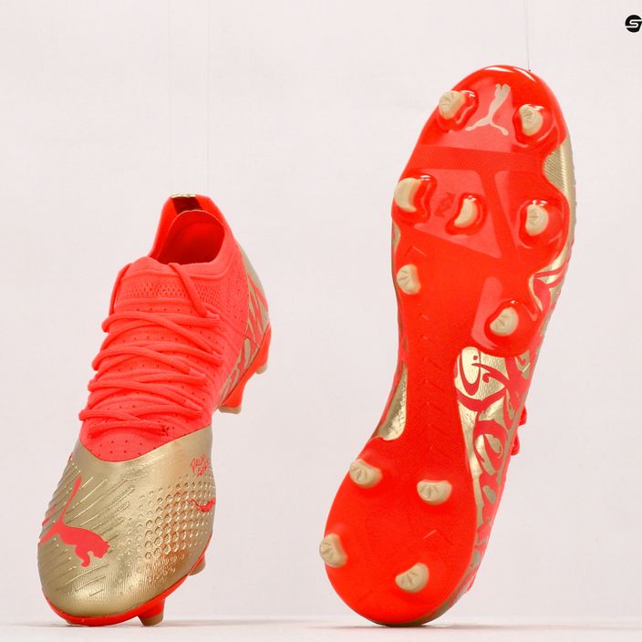 Мъжки футболни обувки PUMA Future Z 3.4 Neymar Jr. FG/AG Orange/Gold 107106 01 13