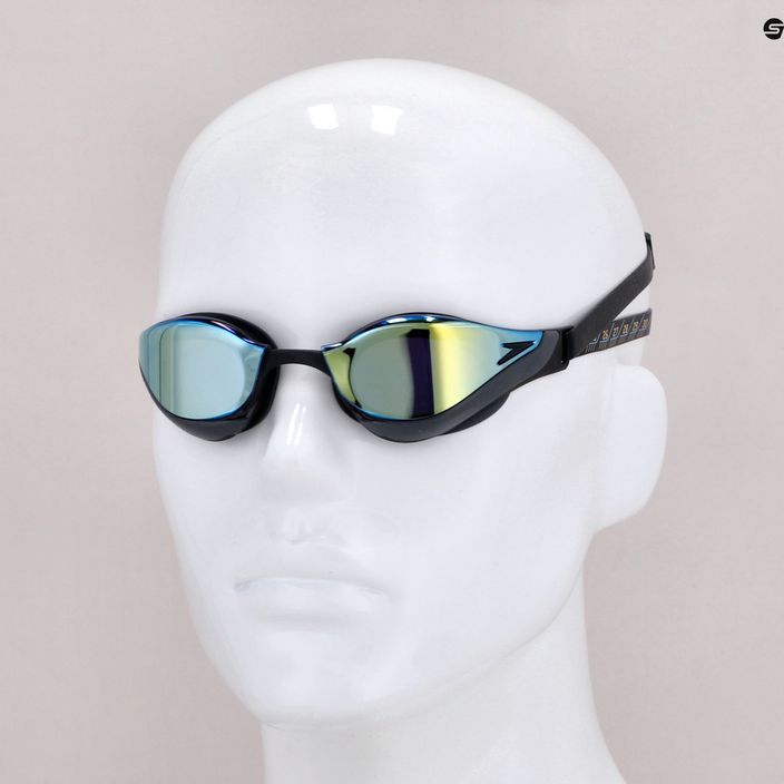 Очила за плуване Speedo Fastskin Pure Focus Mirror черни 68-11778D444 11
