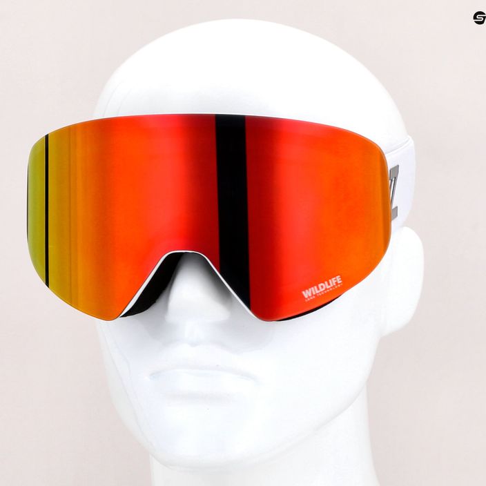 VonZipper Encore бели очила за сноуборд AZYTG00114 9