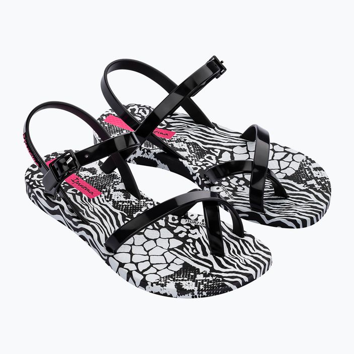 Ipanema Fashion Sand VIII Детски сандали в черно/бяло 8