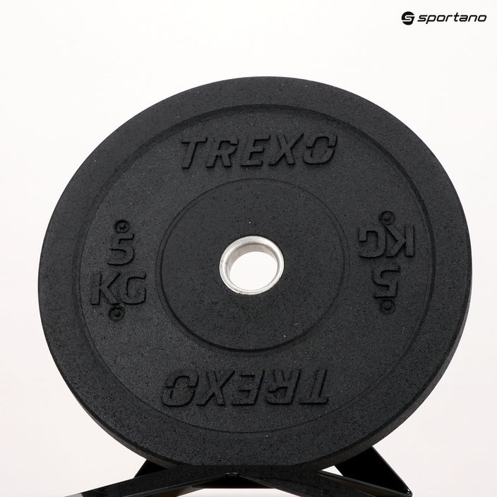 Олимпийска тежест Bumper TREXO черен TRX-BMP005 5 kg 11