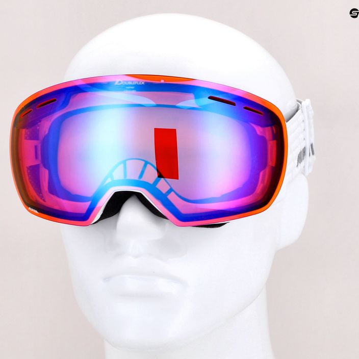 Очила за ски Alpina Granby Q-Lite white gloss/blue sph 10