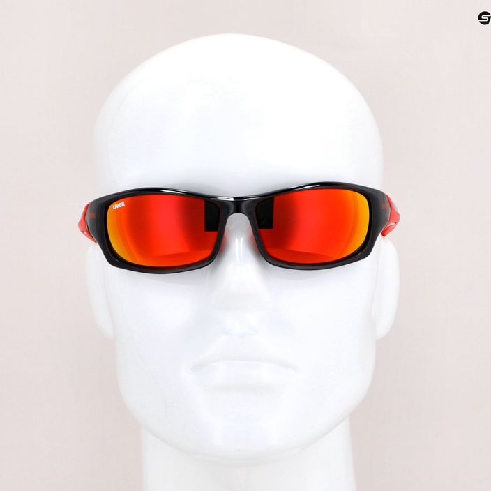 UVEX Sportstyle 211 слънчеви очила черни/червени S5306132213 7