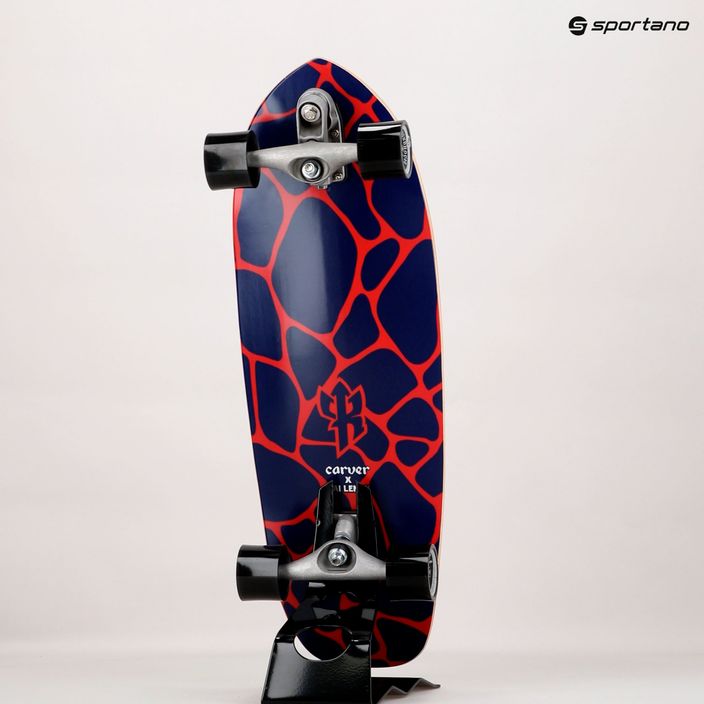 Surfskate скейтборд Carver C7 Raw 31" Kai Lava 2022 Complete red-purple C1013011142 18