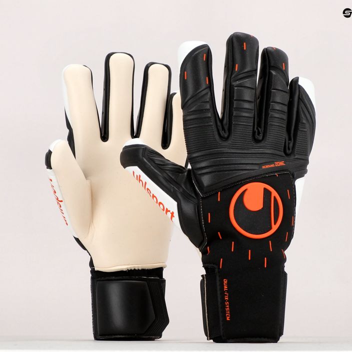 Uhlsport Speed Contact Absolutgrip Hn Вратарски ръкавици черно и бяло 101126401 9