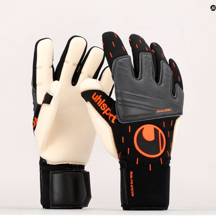 Uhlsport Speed Contact Absolutgrip Reflex Вратарски ръкавици черно и бяло 101126201 9