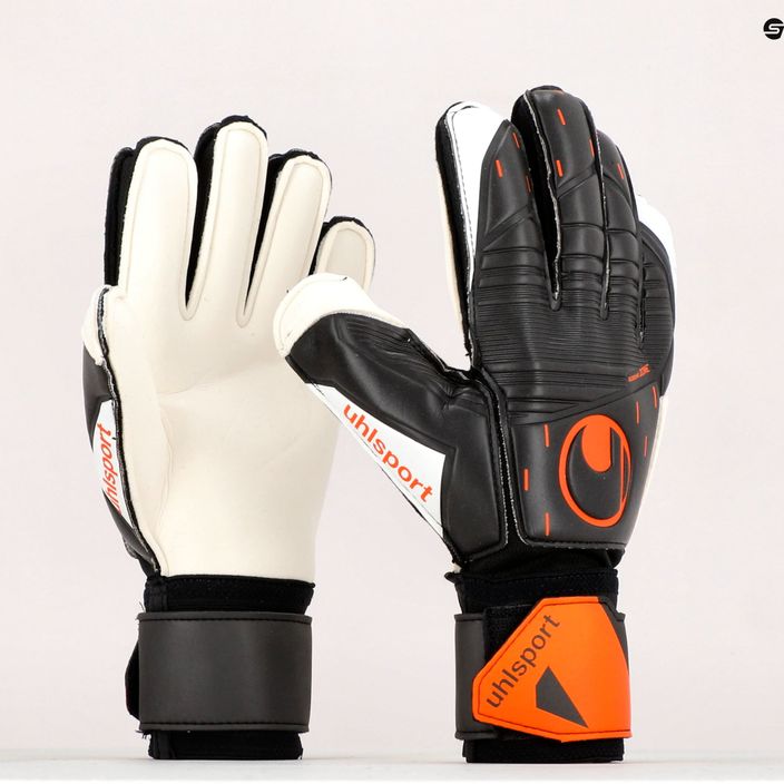 Uhlsport Speed Contact Soft Flex Frame Вратарски ръкавици черно и бяло 101126701 9