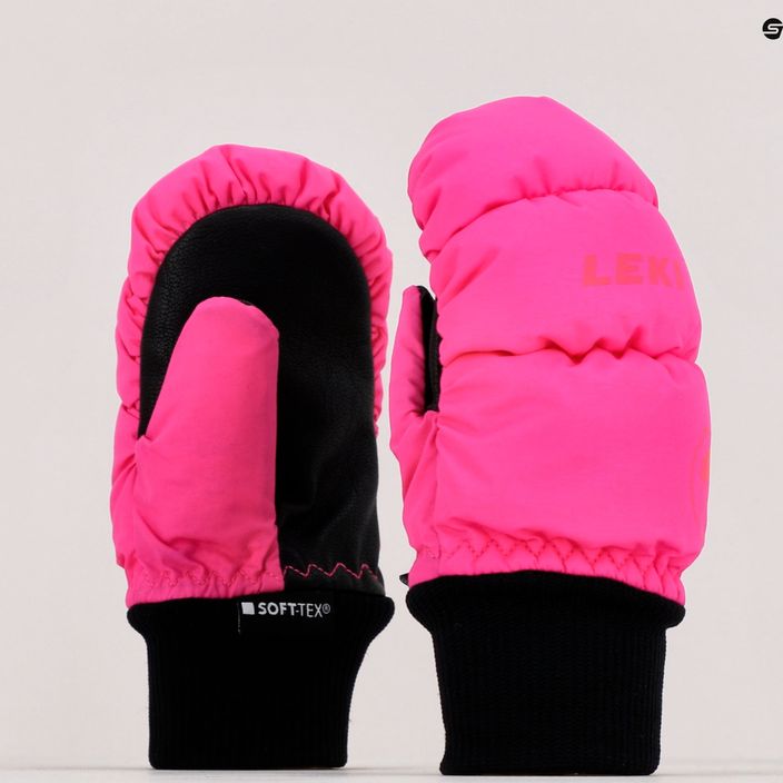 Детски ски ръкавици LEKI Little Eskimo Mitt Short pink 650802403030 9