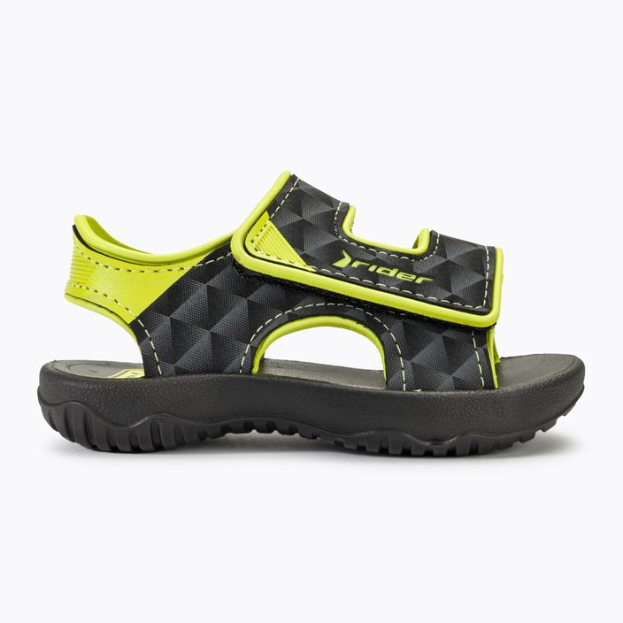 Детски сандали RIDER Basic Sandal V Baby black/neon yellow 2