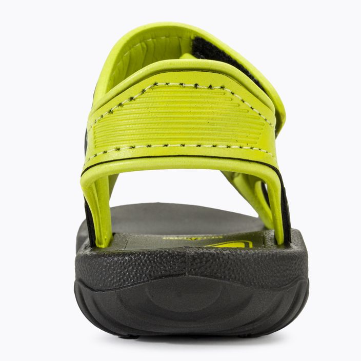 RIDER Basic Sandal V Baby черни/неоново жълти сандали 6