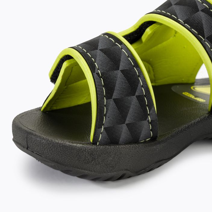 RIDER Basic Sandal V Baby черни/неоново жълти сандали 7