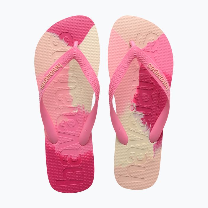 Havaianas Top Logomania Colors II crystal rose джапанки 10