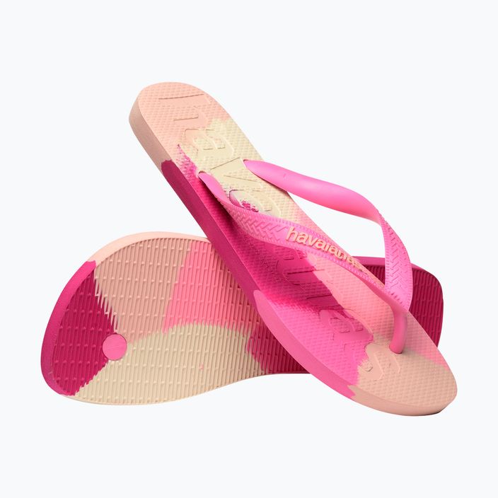 Havaianas Top Logomania Colors II crystal rose джапанки 4