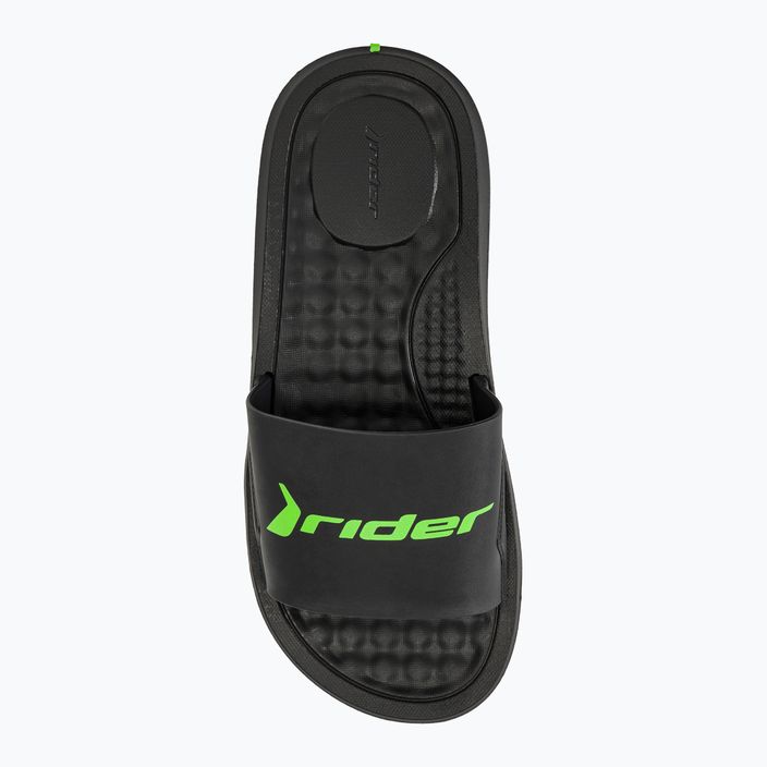 Джапанки RIDER Step Slide black/green за мъже 5