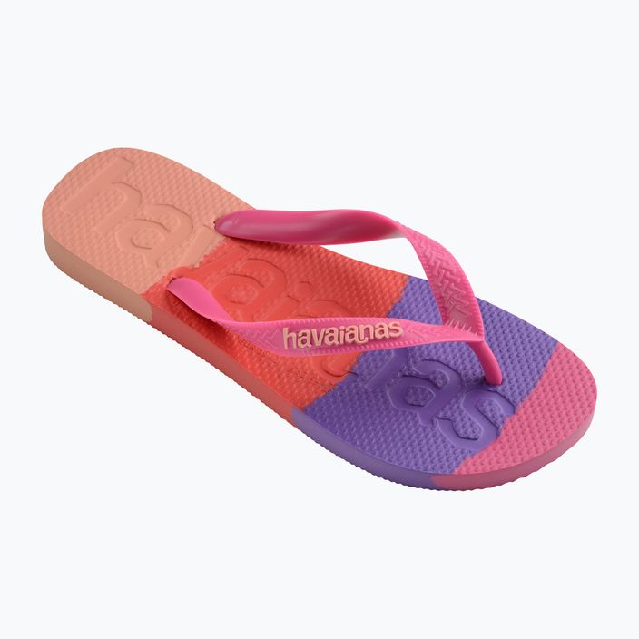 Havaianas Top Logomania Colors II pink flux джапанки 8